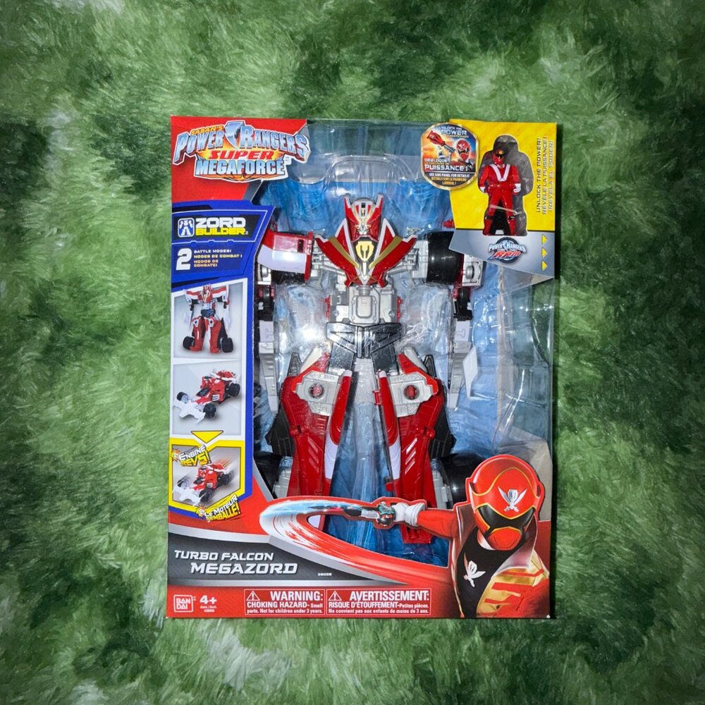 *NEW Bandai Power Rangers Super Megaforce DX Turbo Falcon Megazord